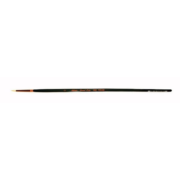 Silver Brush Limited 1000 Grand Prix Round Brush for Oil Paintings, Size 0, Long Handle