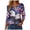Navy, variant on 250th Anniversary USA Shirt Womens 3/4 V Neck Sleeve American Flag Shirts 4th of July Summer Shirts Graphic Tops (Purple,XL)