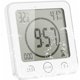 thumbnail image 1 of Reloj de baño, alarma digital LCD con reloj de ducha táctil resistente al agua, cuenta regresiva de temperatura y humedad, 3 métodos de montaje, mandril de batería (blanco) esquí esquí Gafas de esquí, 1 of 5