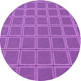thumbnail image 1 of Ahgly Company Machine Washable Indoor Round Transitional Heliotrope Purple Area Rugs, 8' Round, 1 of 7
