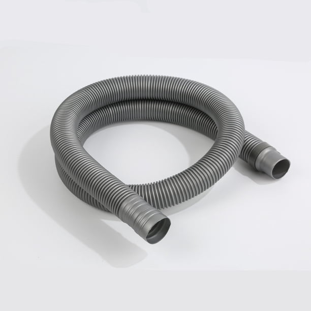 Manguera de drenaje para lavadora, diámetro interior 38 mm, longitud 1,5 m, extensión de manguera gris