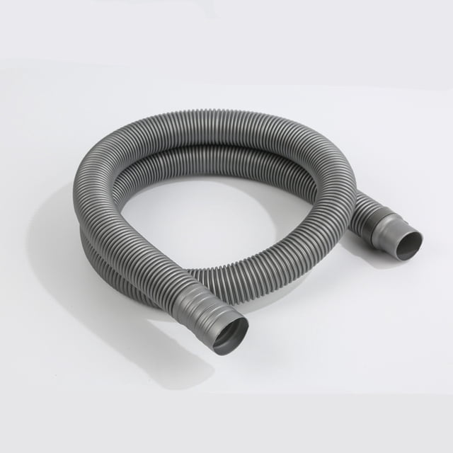 Manguera de drenaje para lavadora, diámetro interior 38 mm, longitud 1,5 m, extensión de manguera gris