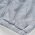 thumbnail image 7 of XinLfly Zip up Hoodie Kids Hooded Sweatshirts for Boys Girls Toddlers Hooded Full Zipper with Pocket Jacket Shirt,Gray,Black 11-12, 7 of 7