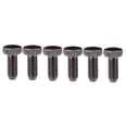 thumbnail image 2 of Tornillos de sillín de guitarra eléctrica perfke 6 uds de hierro negro, 2 of 6