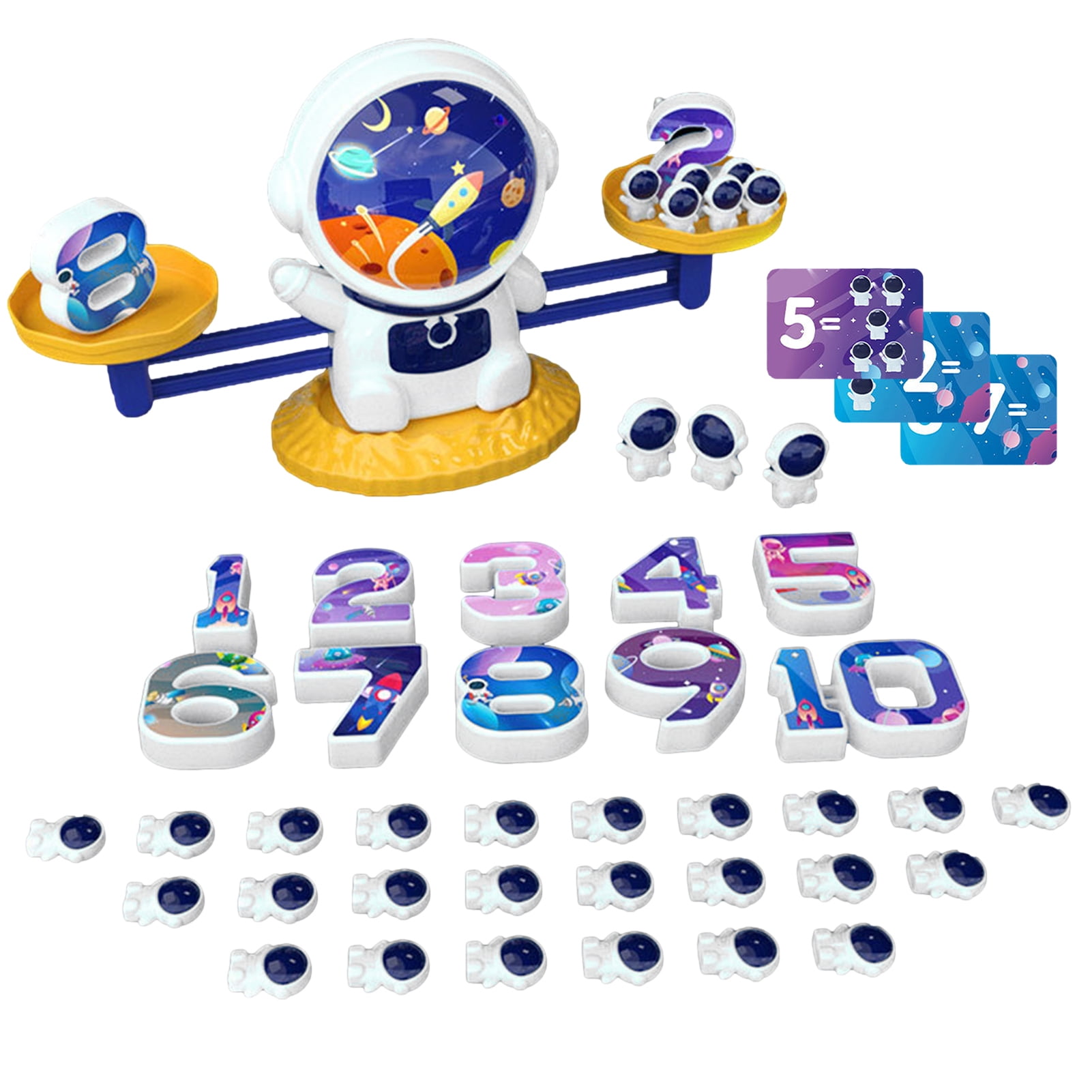 ibaste Cool Math Counting Game | Educational Early Learning Scale STEM Toys  | Cute Astronaut Digital Voice Balance Scale Educational Toys Gifts for  Preschool Toddlers Kids Age 5+ - Walmart.com