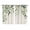Sage Green Brown, variant on Eucalyptus Leaf Kitchen Curtains 72 Inch Length, Watercolor Green Plant Vintage Country Grommet Top Bedroom Living Room Curtains, Light Filtering Cafe Curtain Drapes 2 Panels Set 104''x72''