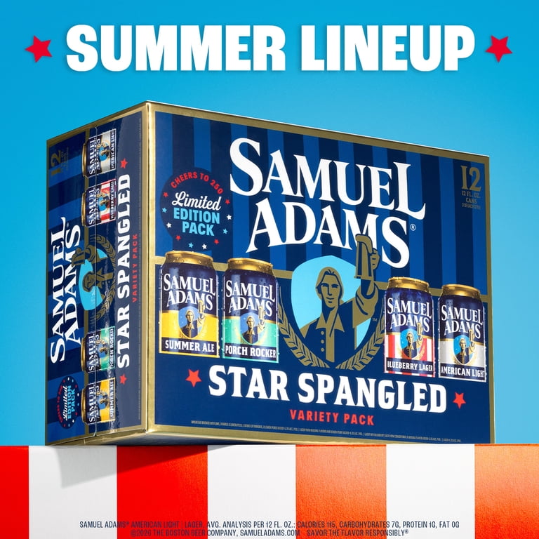 アマルガム　クリス4枚セット Samuel Adams Seasonal Variety Craft Beer, 12 pack, 12 fl. oz. Cans