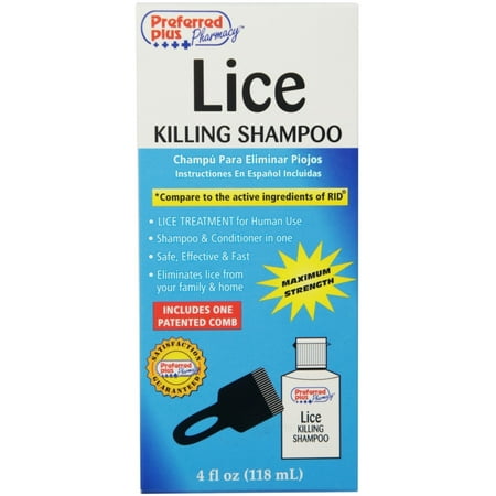 Lice Killing Shampoo 4 oz (Pack of 4) (Best Lice Killing Shampoo)