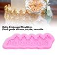 thumbnail image 4 of Moulage à gâteau en relief, modèle de fondant en silicone Utilisation polyvalente -40 degrés Celsius à +210 degrés Celsius non conception de bâton pour fabriquer des, 4 of 7
