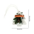 thumbnail image 3 of Colgante de Aromaterapia para Árbol de Navidad | Decoración de Papel Rojo, Blanco y Verde con Aroma a Palo de Madera | Regalo Navideño para Desodorante de Coche y Dormitorio | Adorno Colgante con Aro, 3 of 6