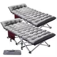 Two Burgundy COT W gray pad