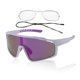 thumbnail image 1 of 1 juego de gafas de motociclismo anti-reflejo de triacetato de celulosa PC UV400 gafas de sol para deportes al aire libre para motocross, bicicleta de tierra, ATV, lente púrpura, marco blanco, 1 of 6