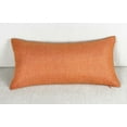 thumbnail image 2 of Aiking Home Woven Fine Faux Linen Throw Pillow Cover, size 12"x24", Orange, 2 of 7