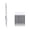 White M6 gray girl, variant on Pack of 11 Ergonomic Soft Grip Pen Quick Dry Inks Elastic Fractures Technology Lightweight Study Gel Pen Set