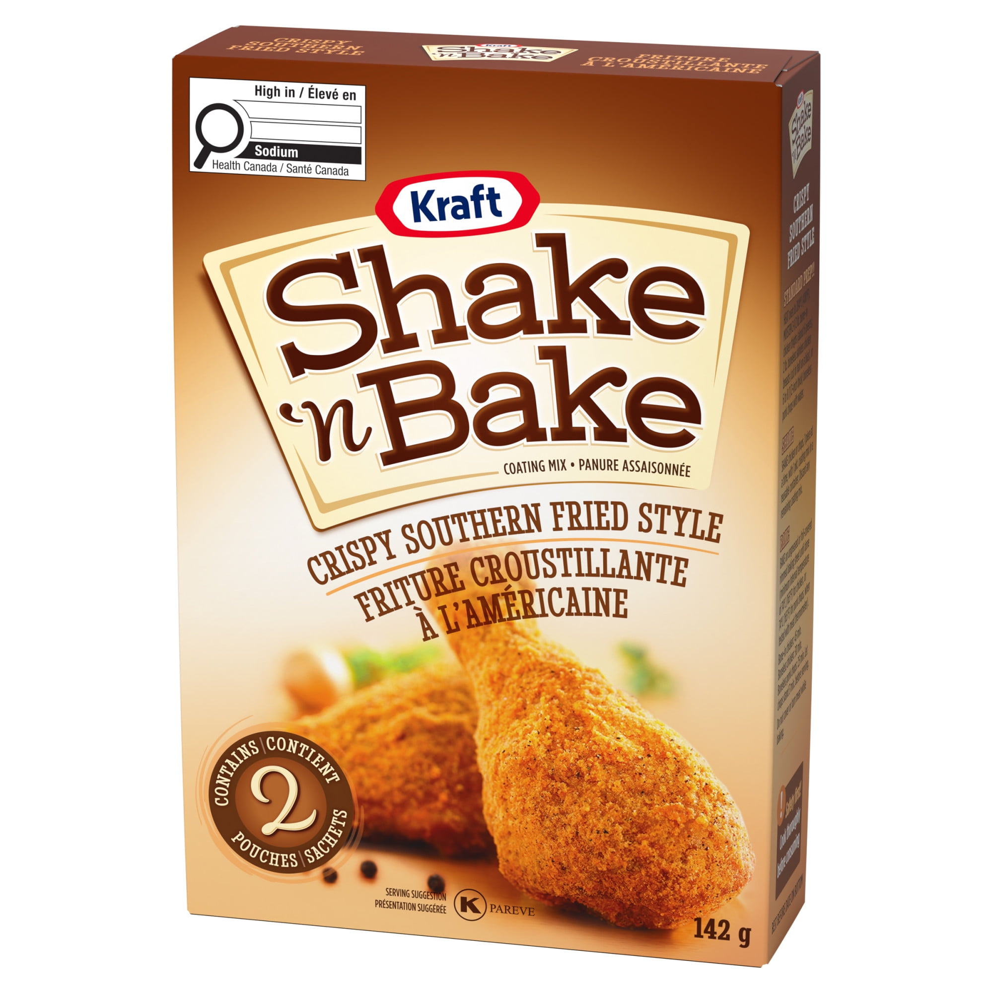 Shake 'N Bake Crispy Southern Fried Style Coating Mix, 142 g Box