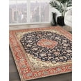 thumbnail image 2 of Ahgly Company Indoor Rectangle Traditional Brown Medallion Area Rugs, 2' x 5', 2 of 6