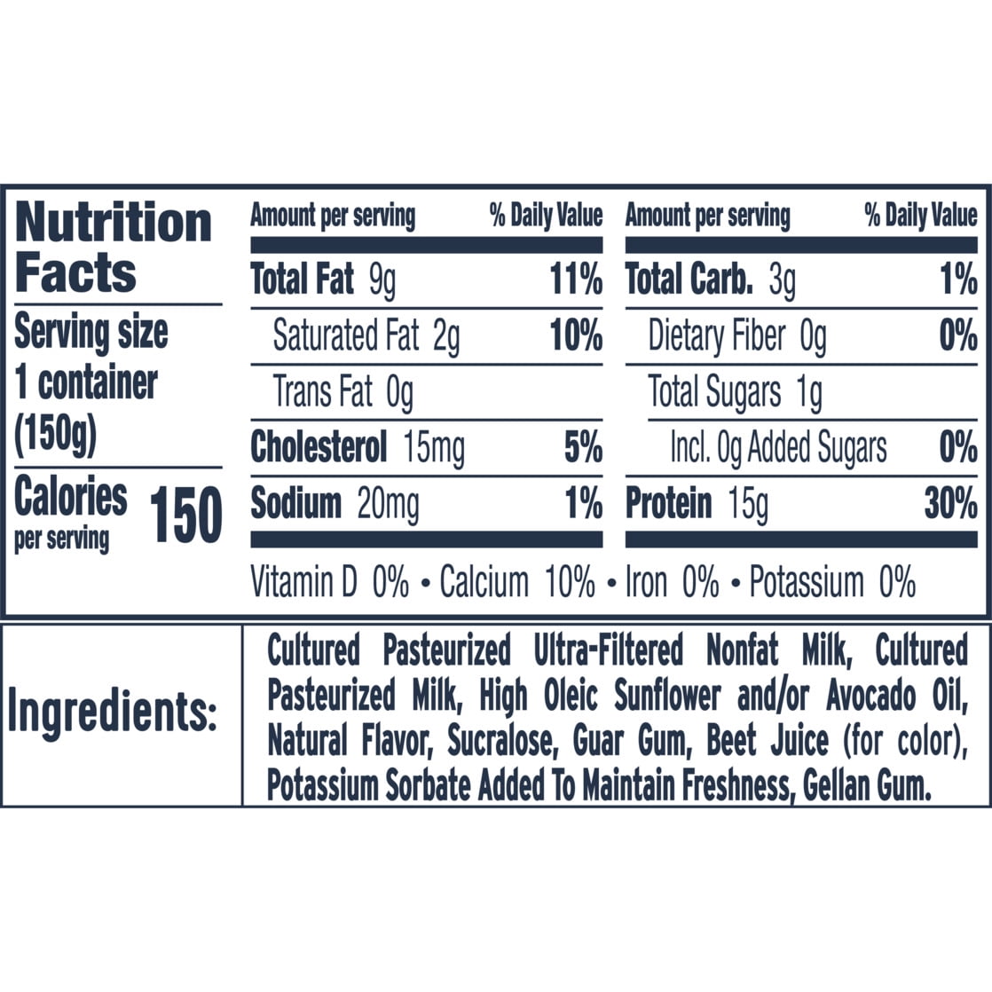 Ratio Trio Yogurt Cultured Dairy Snack, Strawberry, 1g Sugar, Keto Friendly, 5.3 oz