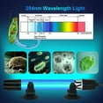 thumbnail image 6 of 7W Aquarium UV Light for 20-100 Gallon Fish Tank Aquarium Light Algae Clean Light Green Machine Algae Remover, for Pond,Swimming Pool,Indoor, 6 of 8