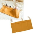 thumbnail image 4 of YAHHU Baby Bedside Storage Hanging Bag Diaper Caddy Organizer 2 Pockets Infant Toy Holder in Ginger Color Space-saving Design 11 inches / 27.9 cm, 4 of 5