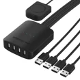thumbnail image 1 of Conmutador Switch USB SABRENT USB-USS4 4 puertos periféricos SABRENT NA, 1 of 9