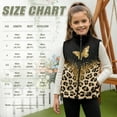 thumbnail image 6 of Xoenoiee Butterfly Leopard Glitter Print Zip Up Vest Girls Vest Sleeveless Outwear Vest Warm Jacket Lightweight Winter Coat with Pocket, 3T, 6 of 7