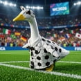 thumbnail image 4 of Dpityserensio 23 Inch Porch Gooses Outfit Football Print Gooses Costumes Hat Set Gooses Statue Not Included, 4 of 6