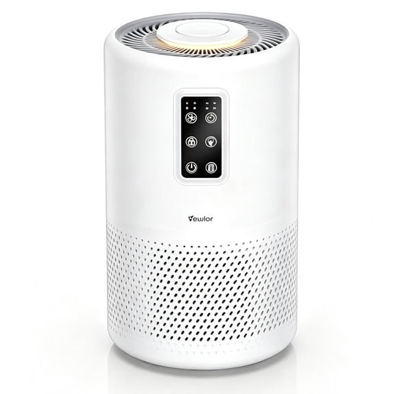 Air Purifiers for Home Large Room up to 1400ft², H13 True HEPA Air Purifier for Bedroom with night light, Fragrance Sponge