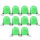 thumbnail image 5 of Mochila con Cordón Mochila Adecuada para Gimnasio, Almacenamiento y Viajes Bolsa con Cordón para Deportes de Maratón Verde, 5 of 10