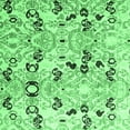 thumbnail image 1 of Ahgly Company Indoor Square Oriental Emerald Green Modern Area Rugs, 8' Square, 1 of 4