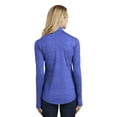 thumbnail image 2 of Sport Tek Adult Female Women Heather Long Sleeves Pullover True Royal Medium, 2 of 4