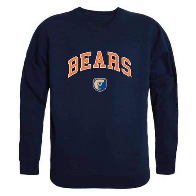 W Republic 541-224-NVY-03 Morgan State University Chandail en Molleton Ras du Cou pour Hommes Campus, Marine - Large