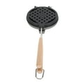 thumbnail image 1 of Nonstick Waffle Maker Pan, Easy To Clean Even Heat Distribution Removable Handle Camping Wraffle Maker  for Home, 1 of 7