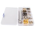 thumbnail image 1 of Grommet Tool Kit,400Pcs Grommets 5mm 4 Eyelet Kit Leather Grommets Kit Smooth Operation, 1 of 8