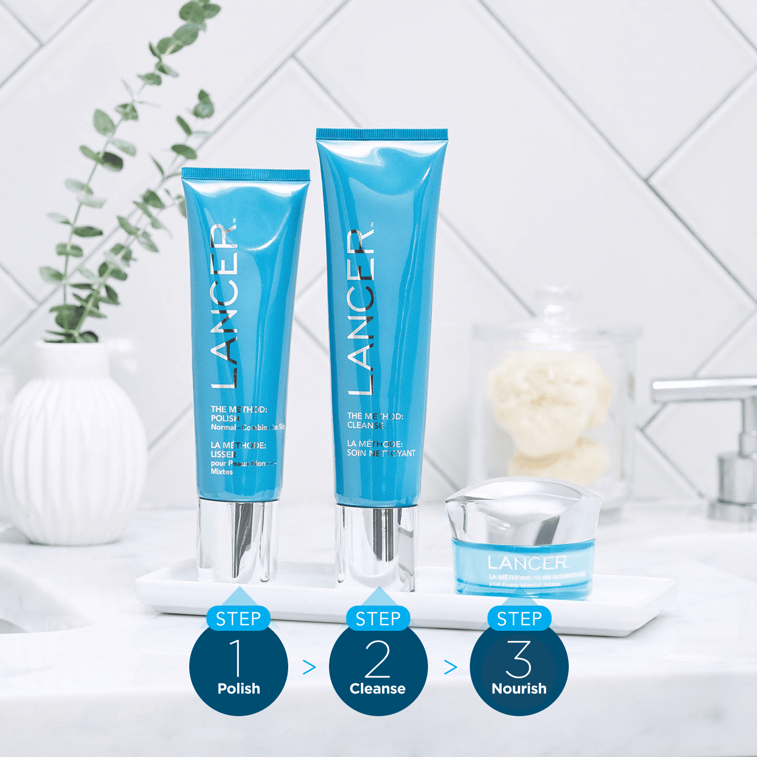 Lancer The Method: Polish Exfoliating Face Scrub Wash, 4.2 fl oz