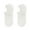White, variant on QUOTAY 5 Pairs Non Silicone Solid Color Boat Socks for Men and Women Breathable Low Cut No Show Socks Men Casual Trainer Socks 04_Beige,One Size