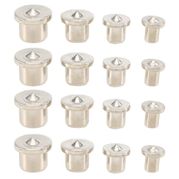 32 Pieces Dowel Pins Center Point Set Solid Dowel Tenon Pointed Dowel