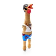 Charming Pet Earl Rubber Chicken Dog Toy, Multi, Small
