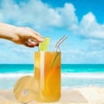 thumbnail image 3 of 6 pcs 16 oz Beer Can Glass with Lid and Straw, Can Glass Beer Cans c, 3 of 5