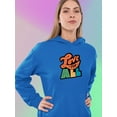 thumbnail image 2 of Love For All Colorful Banner Hoodie Women -Smartprints Designs, Female 5X-Large, 2 of 4