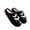 Black, variant on Taqqpue Unisex Halloween Slippers Spooky Ghost Slippers Cute Cozy Winter Cotton Warm Plush Slip-On House Indoor and Outdoor Shoes Embroidery Cute Home Slippers for Men and Women Couples