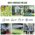 thumbnail image 6 of Tenozek Water Hose Nozzle Sprayer 10 Patterns Adjustable High Pressure Heavy Duty Metal Water Hose Sprayer for Garden (Green), 6 of 7