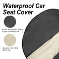 thumbnail image 4 of Trianu Waterproof Car Towel Seat Cover, 55" x 30" Sweating Non-Slip Premium Towel Carseat Cover Protector, Universal Soft Car Truck SUV Front Seat Cover for Gym Workout Beach Hiking (Gray), 4 of 6