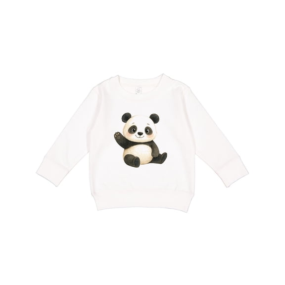Inktastic Cute Panda Bear Toddler Sweatshirt