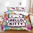 thumbnail image 1 of Hot Hello Kitty Comforter Cover Set Bedding Set Digital Printed Bedding Suit EU/US Size Spring Comfortable Household Supplies, 1 of 7