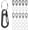 #02 (Mix+Rings 12Set), variant on Small Carabiner Clip Metal Spring Snap Hooks Mini Paracord Clips for Camera Strap, Flashlight, Key Chain