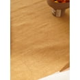 thumbnail image 3 of Rugsotic Carpets Eco-Friendly Woven Hand Woven Kilim Flat Weave Gold Solid Area Rug, 10'x10' Square, Antimicrobial, 3 of 8