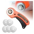 thumbnail image 2 of 45/28mm Patchwork Roller Cutter For Cloth Cutting Fabric Paper Leather Craft Fabrics Rotary Wheel Knife DIY Sewing Accessories ,Easy to Use, 2 of 5