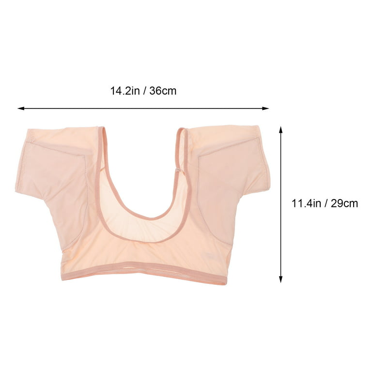 Sweat Vest Underwear Women Breathable Bra Guard Underarm Armpit Shield Washable  Pads Pad Mesh Perspiration Yoga Anti 