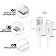 thumbnail image 4 of 1M Micro USB Data Cable Usb Retractable For Samsung Galaxy J4 J6 A6 Plus J2 J3 J7 2018 S7 S6 Edge Charger Cord Kabel Edge Note 4, 4 of 9