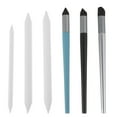 thumbnail image 1 of Juego de 6 esponjas para mezclar pasteles al óleo y difumino para transiciones, herramienta de difuminado de cabezal suave para dibujar, bocetos, arte y pintura., 1 of 4